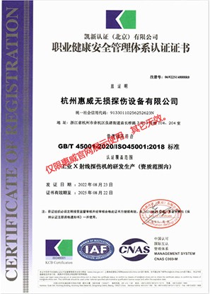 شهادة نظام الصحة المهنية